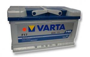Varta Blue dynamic 80Ah, 12V, F17